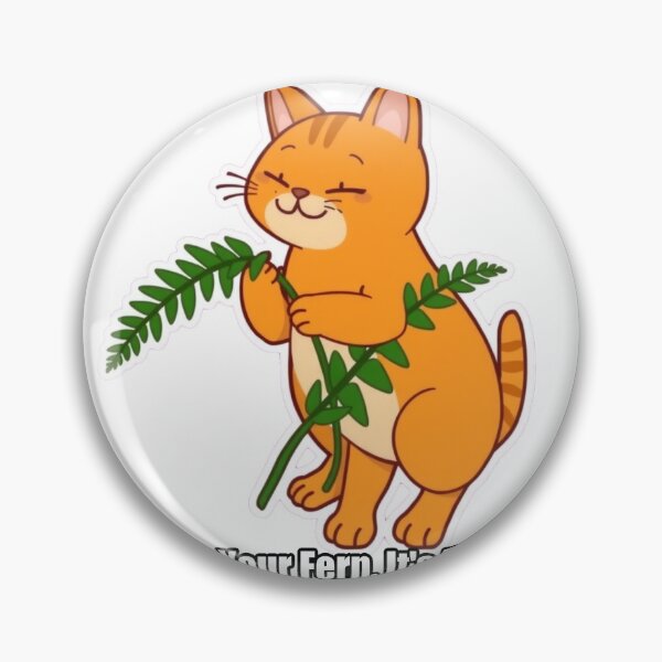 Item preview, Orange Cat - Ate Your Fern Its Fine - Funny Orange Cat Gift designed and sold by pawdrops.