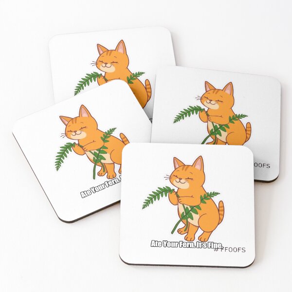 Item preview, Orange Cat - Ate Your Fern Its Fine - Funny Orange Cat Gift designed and sold by pawdrops.