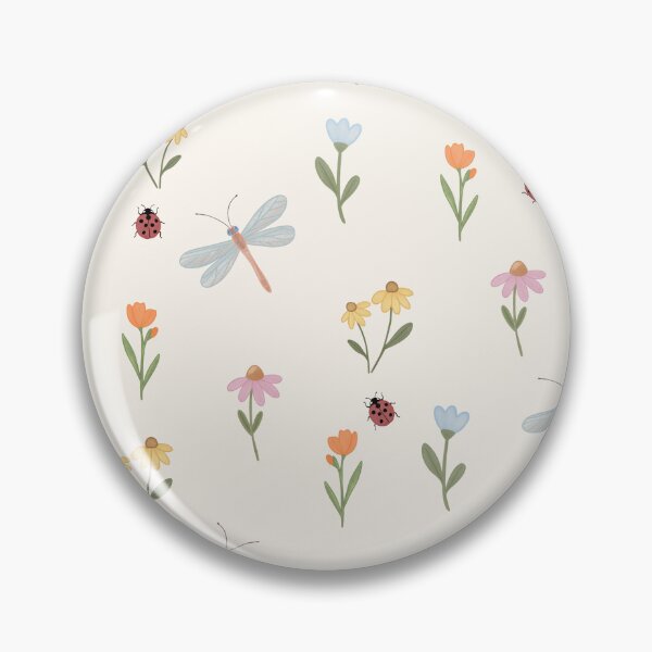 Item preview, Hand-Drawn Dragonfly Meadow Pattern designed and sold by WEBiC-ART Creative Studio.