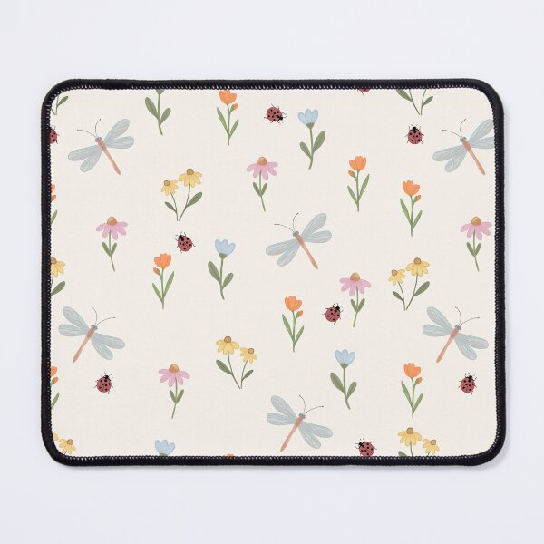 Item preview, Hand-Drawn Dragonfly Meadow Pattern designed and sold by WEBiC-ART Creative Studio.