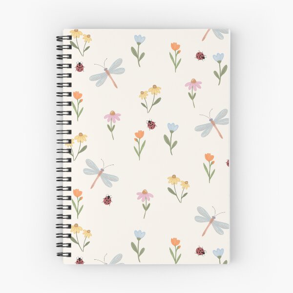 Item preview, Hand-Drawn Dragonfly Meadow Pattern designed and sold by WEBiC-ART Creative Studio.