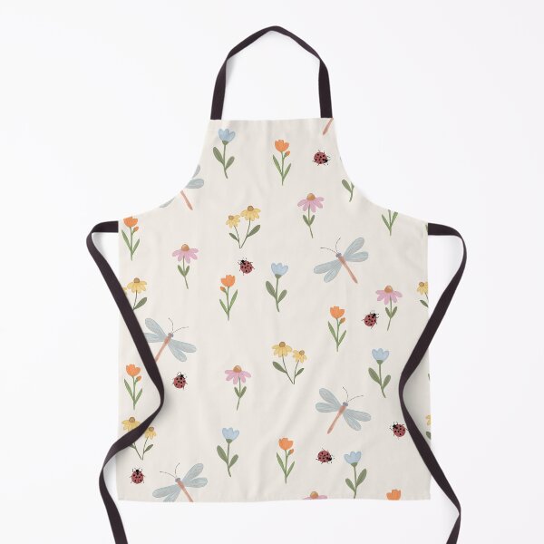 Item preview, Hand-Drawn Dragonfly Meadow Pattern designed and sold by WEBiC-ART Creative Studio.