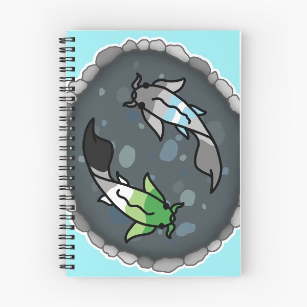 Item preview, Demi Boy and Aro Pride Koi Pond  designed and sold by CastleOfDragons.