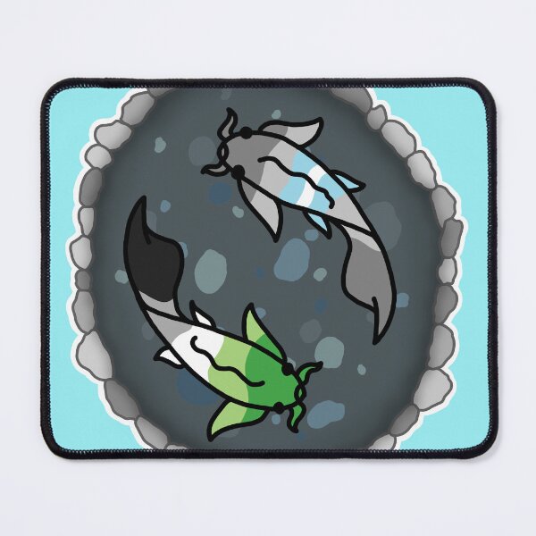 Item preview, Demi Boy and Aro Pride Koi Pond designed and sold by CastleOfDragons.