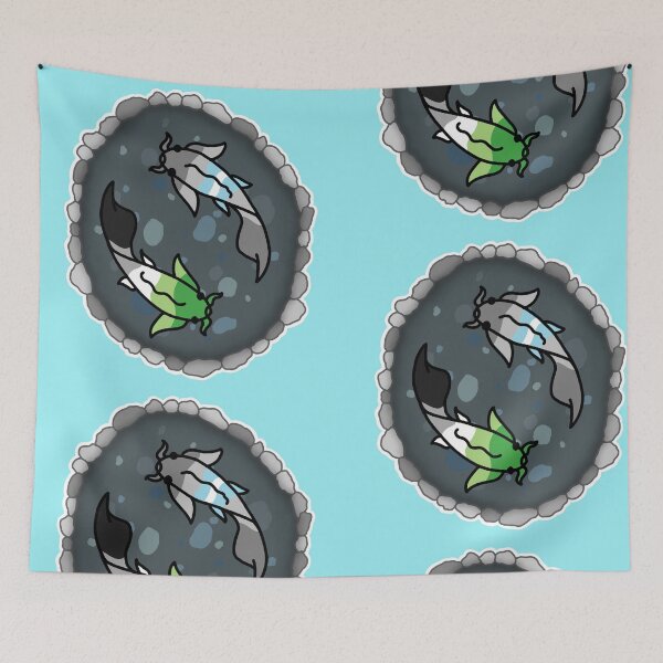 Item preview, Demi Boy and Aro Pride Koi Pond  designed and sold by CastleOfDragons.