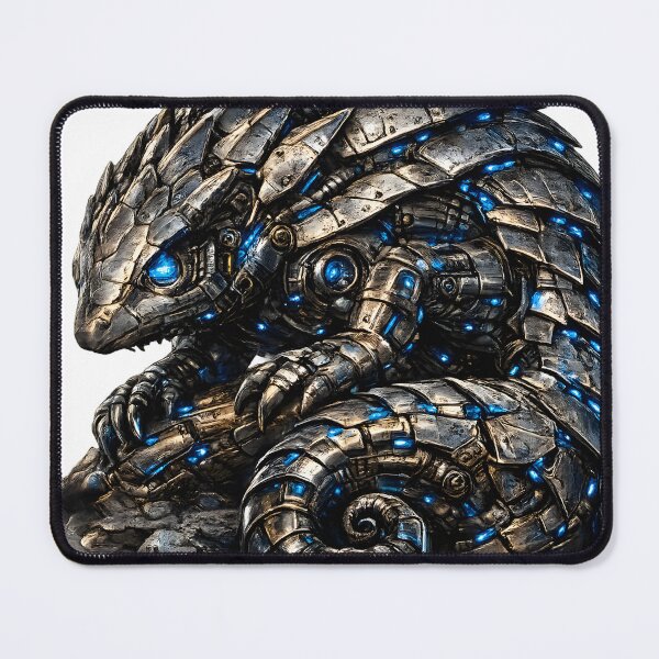 Item preview, Steel Pangolin V6+ | Premium Mechanical Pangolin | Futuristic Cyber Armadillo Art designed and sold by SteelCoat Studio.