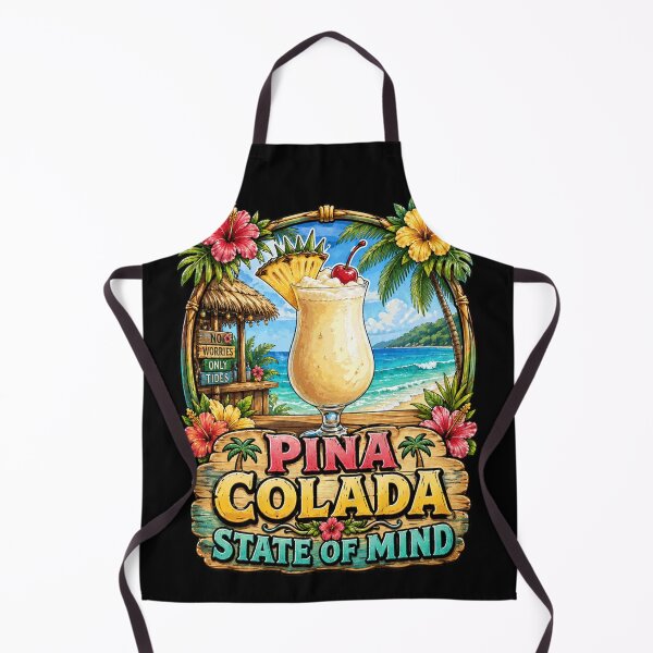 Item preview, Pina Colada State of Mind Tropical Beach Drink designed and sold by No Limits T-Shirts.