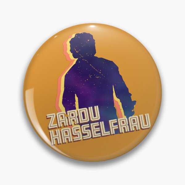 Item preview, Zardu Hasselfrau | Retro Sci-Fi Parody designed and sold by itsmidnight.
