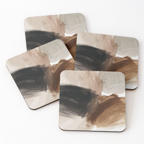 Item preview, Earthy Neutral Abstract Strokes designed and sold by trajeado14.