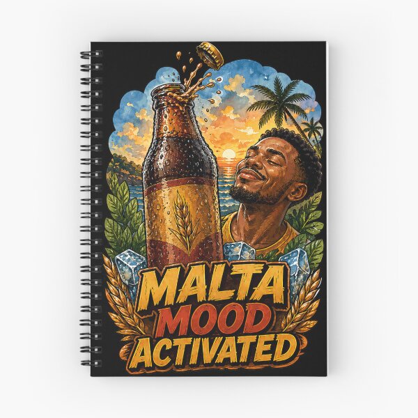 Item preview, Malta Mood Activated Tropical Refreshing Drink designed and sold by No Limits T-Shirts.