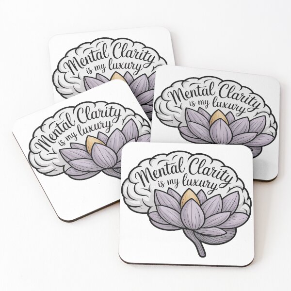 Item preview, Mental Clarity Is My Luxury Brain Lotus designed and sold by 108stillness.