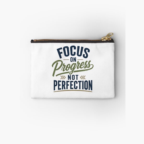 Item preview, Focus on progress not perfection designed and sold by DailyQuestPrint.