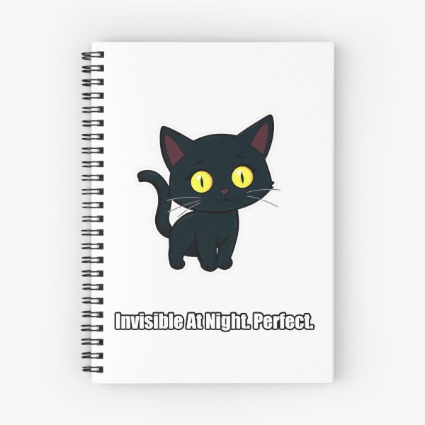 Item preview, Black Cat - Invisible At Night Perfect - Funny Black Cat Gift designed and sold by pawdrops.