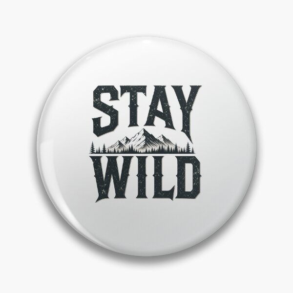 Item preview, Stay Wild - Outdoorsy Minimalist Nature T-Shirt designed and sold by Aliplus+.