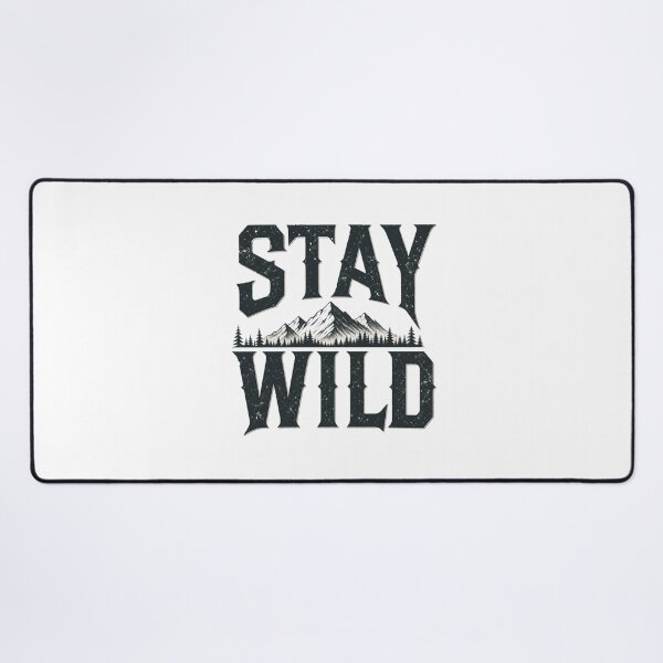 Item preview, Stay Wild - Outdoorsy Minimalist Nature T-Shirt designed and sold by Aliplus+.
