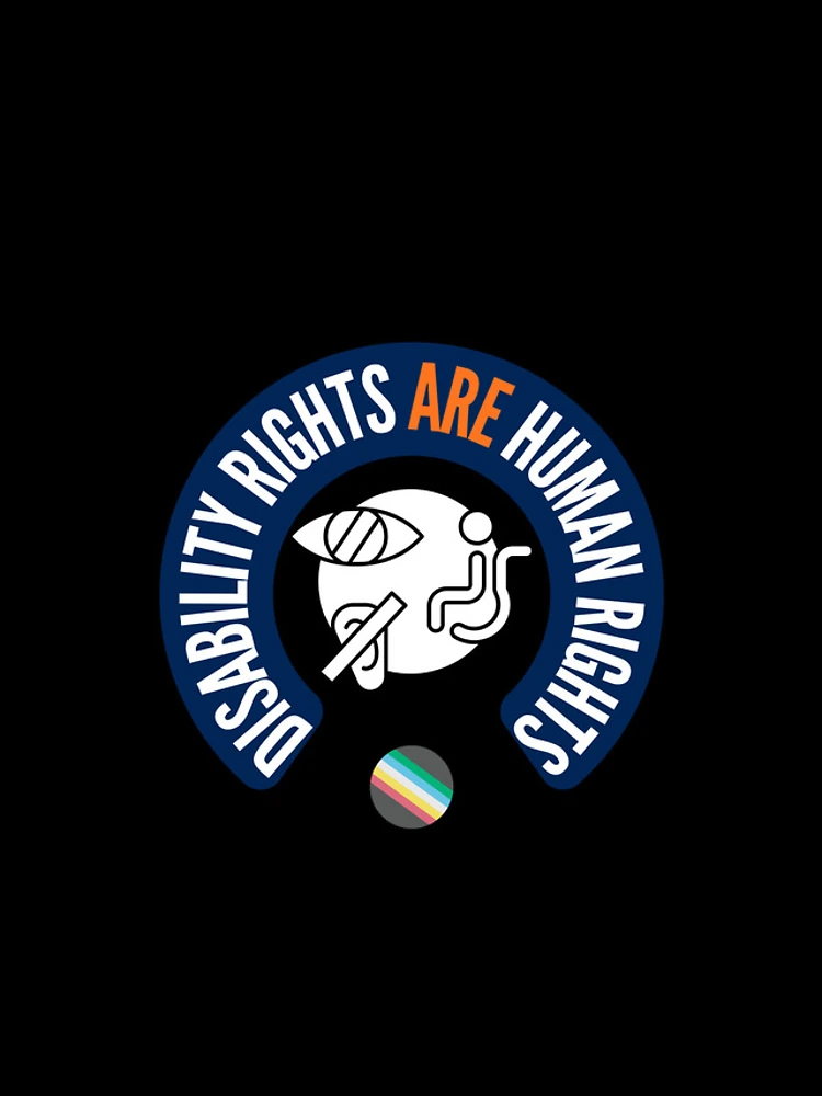 Thumbnail 4 of 4, iPhone Case, Disability Rights Are Human Rights designed and sold by ByPawel.
