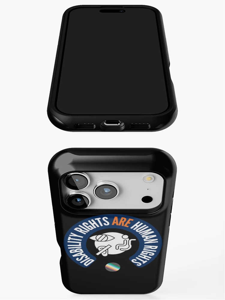 Thumbnail 3 of 4, iPhone Case, Disability Rights Are Human Rights designed and sold by ByPawel.