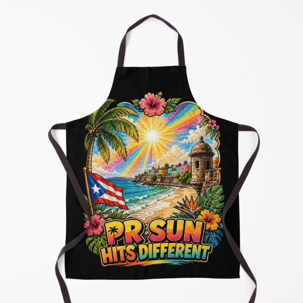 Item preview, PR Sun Hits Different Puerto Rico Tropical Beach designed and sold by No Limits T-Shirts.