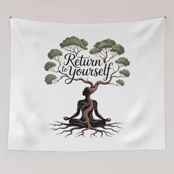 Item preview, Return To Yourself Tree Hair Meditation designed and sold by 108stillness.
