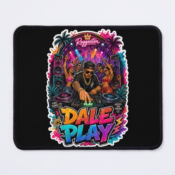 Item preview, Vibrant Reggaeton DJ Party Music Dale Play designed and sold by No Limits T-Shirts.