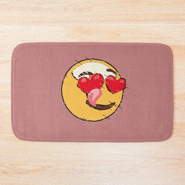 Item preview, Emoji Heart Eyes in Love | Glitch Design Love and Flirting designed and sold by AstronautMerch.