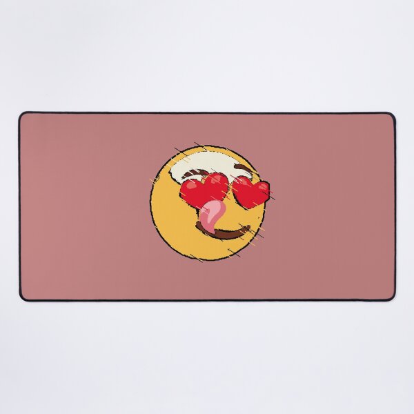 Item preview, Emoji Heart Eyes in Love | Glitch Design Love and Flirting designed and sold by AstronautMerch.