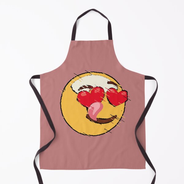 Item preview, Emoji Heart Eyes in Love | Glitch Design Love and Flirting designed and sold by AstronautMerch.