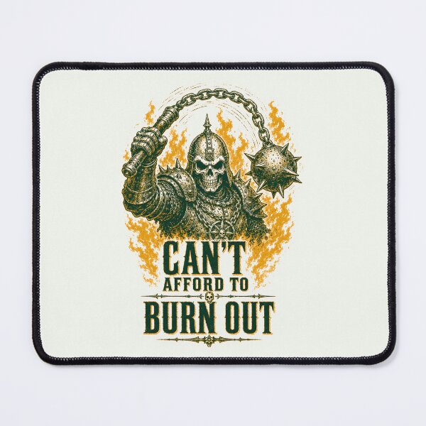 Item preview, Can’t Afford to Burn Out Skeleton Warrior designed and sold by Victor Shadehorn.