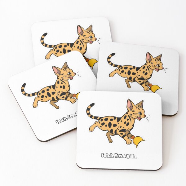 Item preview, Bengal Cat - Fetch Yes Again - Funny Bengal Cat Gift designed and sold by pawdrops.