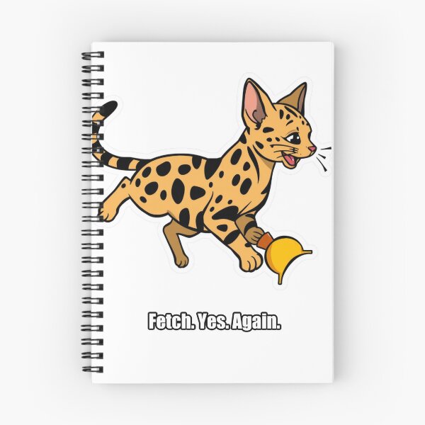 Item preview, Bengal Cat - Fetch Yes Again - Funny Bengal Cat Gift designed and sold by pawdrops.