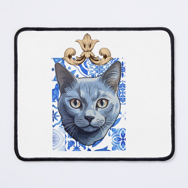 Item preview, Russian Blue Cat Lover – Funny Vintage Gift for Cat Owners designed and sold by MarcelooArt.