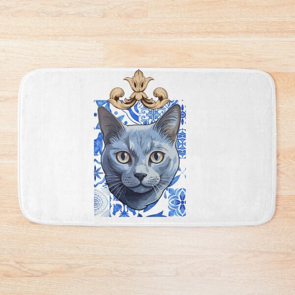 Item preview,  Russian Blue Cat Lover – Funny Vintage Gift for Cat Owners designed and sold by MarcelooArt.
