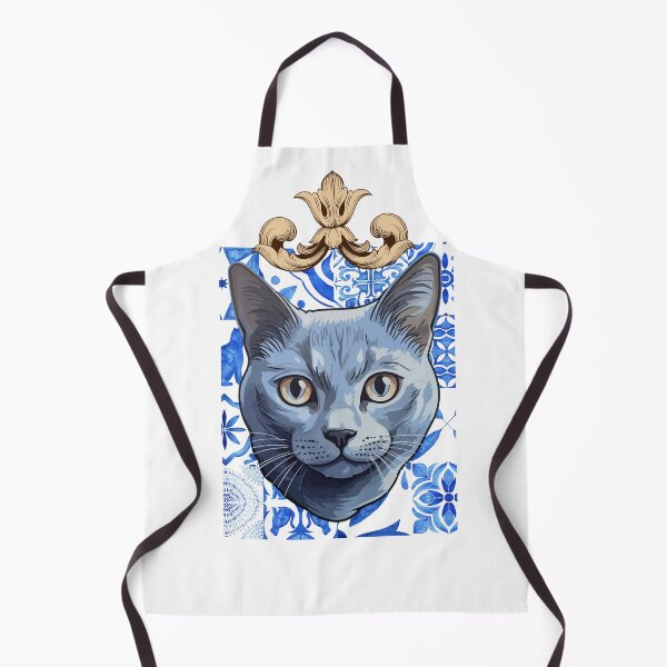 Item preview, Russian Blue Cat Lover – Funny Vintage Gift for Cat Owners designed and sold by MarcelooArt.