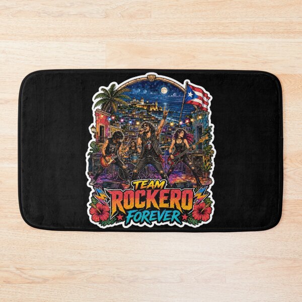 Item preview, Team Rockero Forever Puerto Rico Rock Band designed and sold by No Limits T-Shirts.