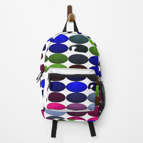 Item preview, The Chromatic Symphony of Circles, Geometric Pattern of Coloured Circles - Multicolored Abstract Design with Blue, Green, Pink and Dark Circles designed and sold by RAYBIL.