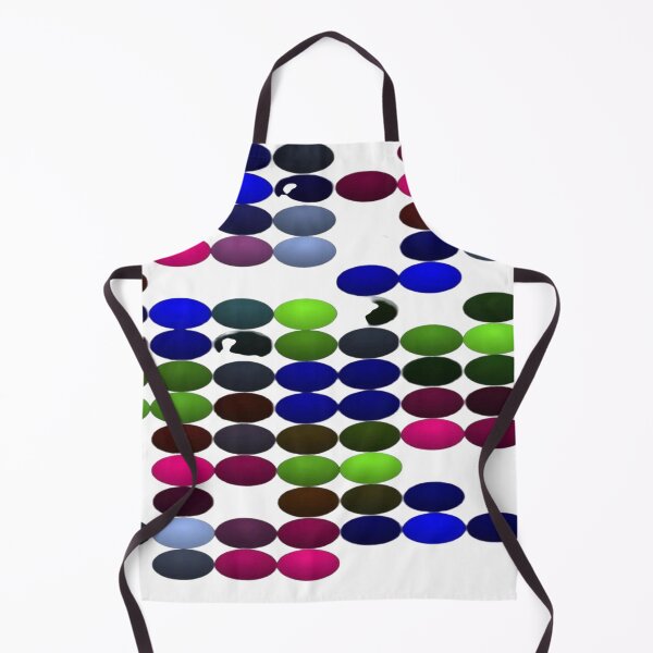 Item preview, The Chromatic Symphony of Circles, Geometric Pattern of Coloured Circles - Multicolored Abstract Design with Blue, Green, Pink and Dark Circles designed and sold by RAYBIL.