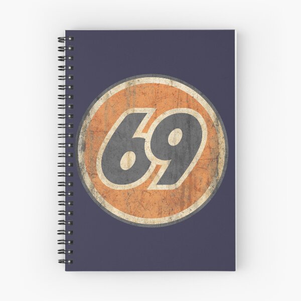 Item preview, 69 Motorsport • Retro Racing Decal • Distressed Vintage Garage Emblem designed and sold by Turboscope.