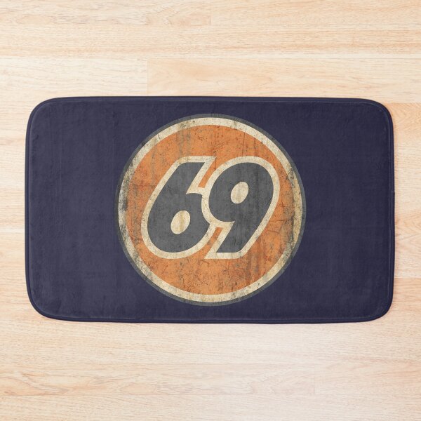 Item preview, 69 Motorsport • Retro Racing Decal • Distressed Vintage Garage Emblem designed and sold by Turboscope.