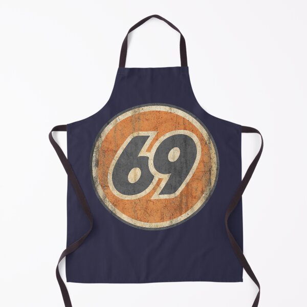 Item preview, 69 Motorsport • Retro Racing Decal • Distressed Vintage Garage Emblem designed and sold by Turboscope.