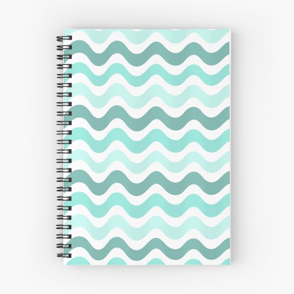 Item preview, 3D Abstract wavy stripe patterns-Green shade  designed and sold by PatternPetals.