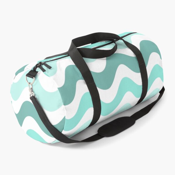 Item preview, 3D Abstract wavy stripe patterns-Green shade  designed and sold by PatternPetals.