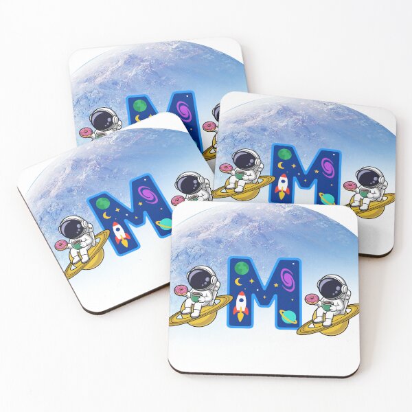 Item preview, Cute Astronaut Letter M Space designed and sold by BoldcreationsM.