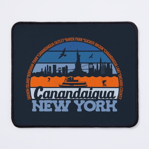Item preview, Canandaigua New York Sunset Retro Vintage Local Pride Logo designed and sold by CRHPOD20.