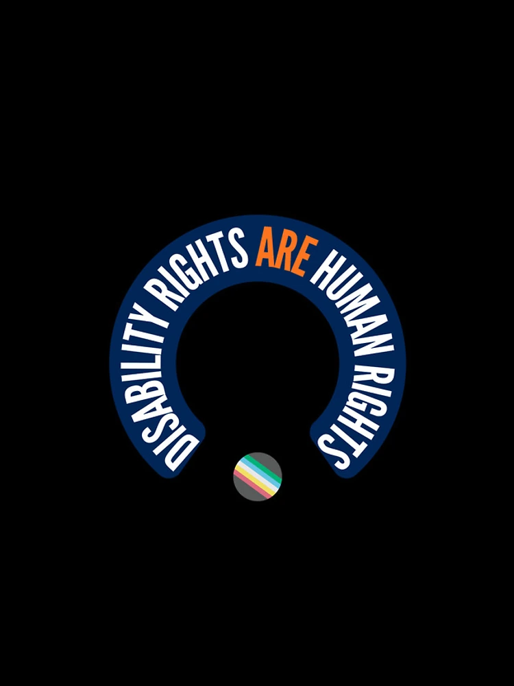 Thumbnail 4 of 4, iPhone Case, Disability Rights Are Human Rights designed and sold by ByPawel.