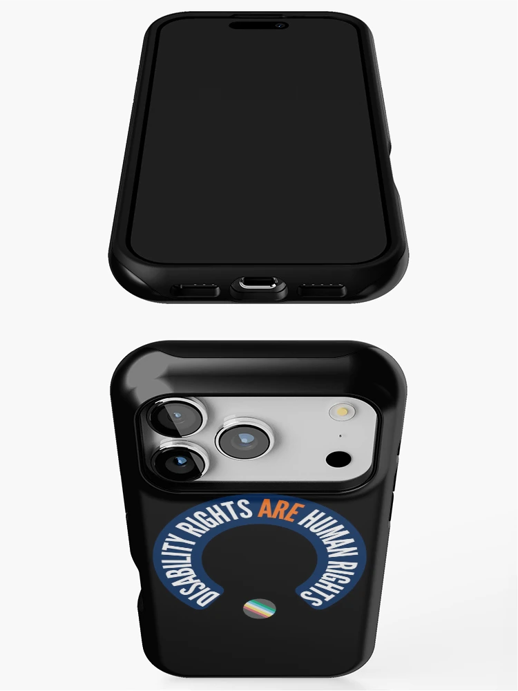 Thumbnail 3 of 4, iPhone Case, Disability Rights Are Human Rights designed and sold by ByPawel.