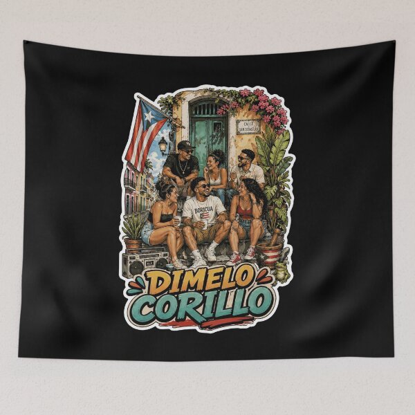 Item preview, Dimelo Corillo Puerto Rico Street Party Boricua designed and sold by No Limits T-Shirts.