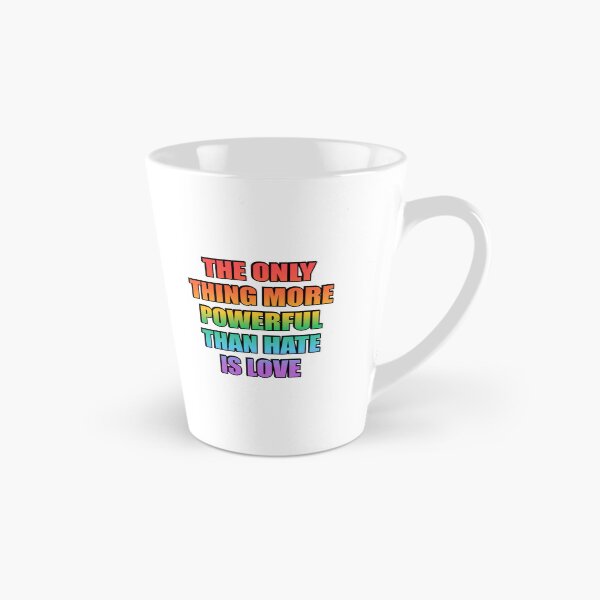Item preview, The Only Thing More Powerful Than Hate Is Love - LGBT Pride designed and sold by Inspirationmotivation.