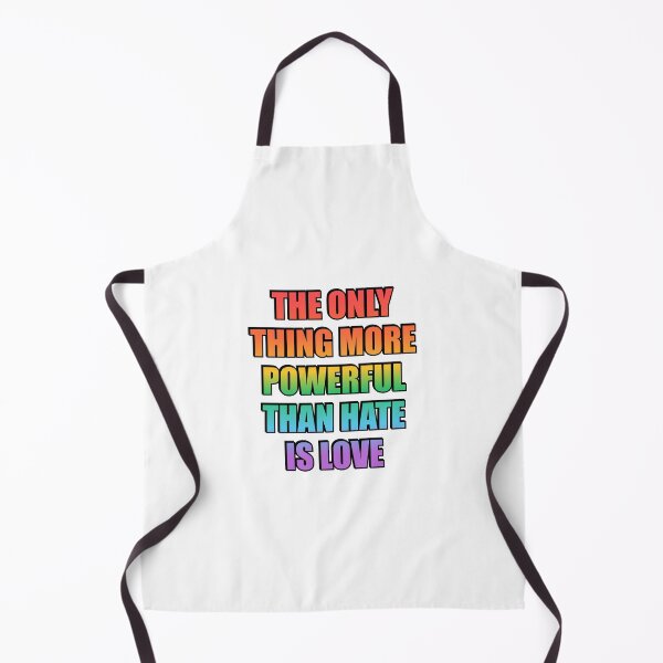 Item preview, The Only Thing More Powerful Than Hate Is Love - LGBT Pride designed and sold by Inspirationmotivation.