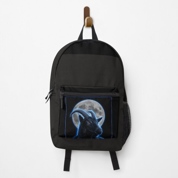 Item preview, Midnight Moon Goat – Blue Aura Gothic Fantasy designed and sold by Witch Joseph.