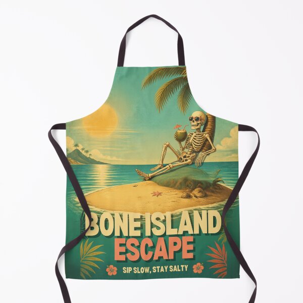 Item preview, Bone Island Escape Skelaton on Vacation designed and sold by SportsShip.